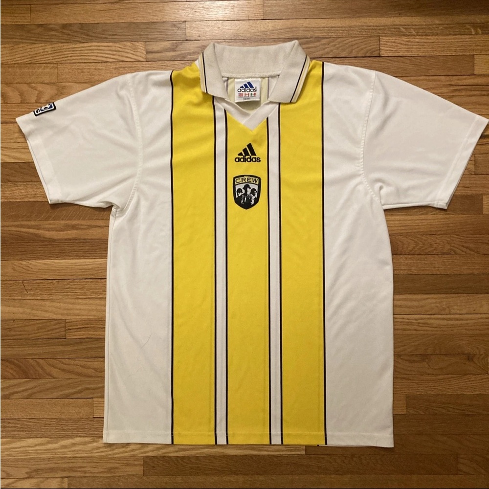1999 Adidas Columbus Crew Vintage Soccer Jersey Polo Kit Ohio